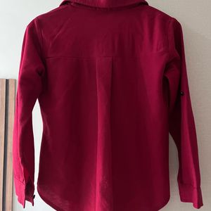 Dark Red Shirt Women