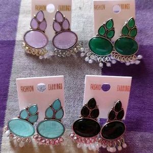 Combo Of 4 Earrings