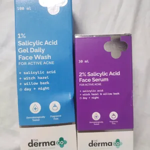 The Derma Co Salicylic Acid Serum & Face Wash