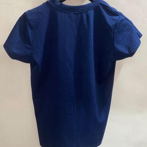 Blue Casual Top