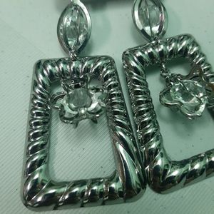 Silver Colour Earrings