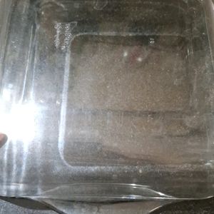 Imported Flat Tuff Glass Dish