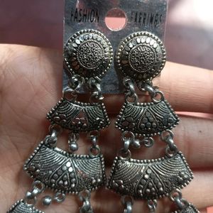 Oxidized Jhumka 🌼