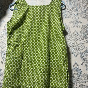 Short Green Kurti