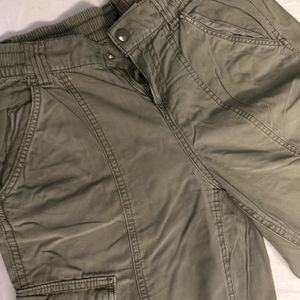 Canvas Flared H&m Cargo Pants