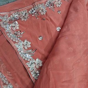 Pack Of 2 Saree With Stitched Design Blouses