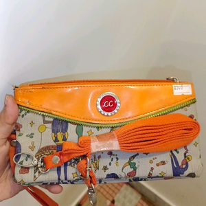 Printed Cute Mini Sling Bag 🧡