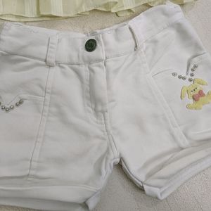 Baby Girls Top & Shorts Set