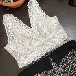 White Lace Top