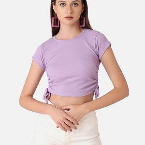 Lavender Crop Top