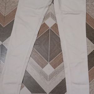 White High Waist  Jeans Only Once Used