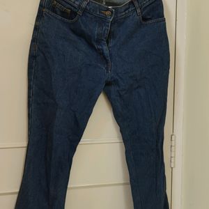 Vintage Look Denim Jeans