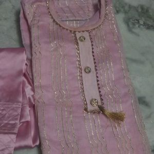 Pink Kurta Set