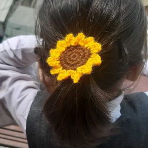 Crochet Sunflower Grip