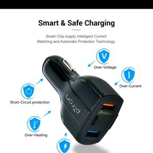 pTron Bullet Pro 36W PD Quick Charger, Worth Rs500