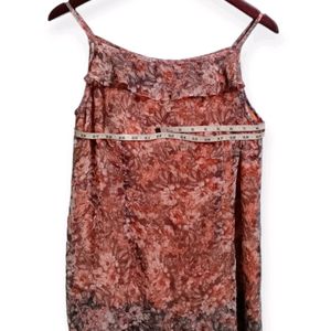 Sleeveless Floral Print Blouse (Woman)