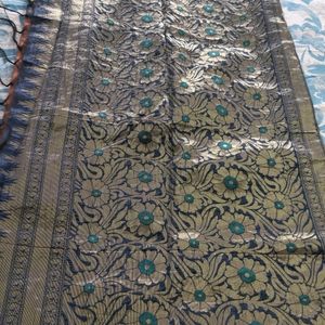 Silk Saree With Readymade Blouse