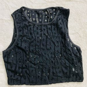 Black Basic Vest Top