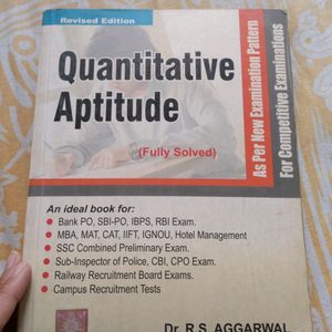 Quantitative Aptitude Book By SChand