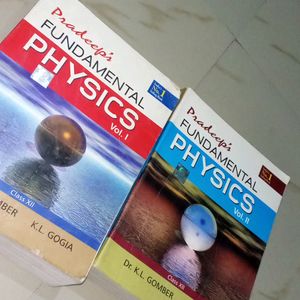 Pradeep's Fundamental Physics Vol  1st and 2nd