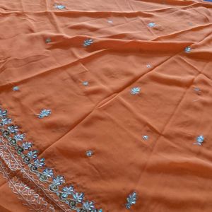 Unstiched Lahenga Choli Fabric With Dupatta