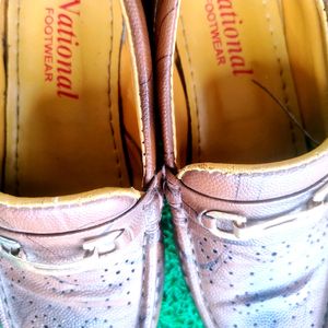 Party Wear Shoes Tan Color Size10