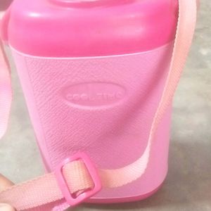 Pink Coloured Water Bottle