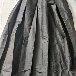 Pleated Full Length Skirt