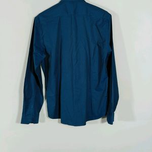 Blue Plain Formal Shirt (Men)