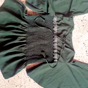 Green Flip Sleve Top