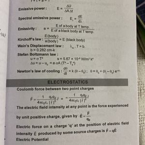 Physics Formula Booklet