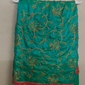FESTIVE WEAR SAREE WITH STITCHED BLOUSE
