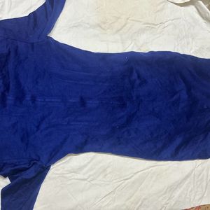 Formal Blue Bodycon Dress Mid Length