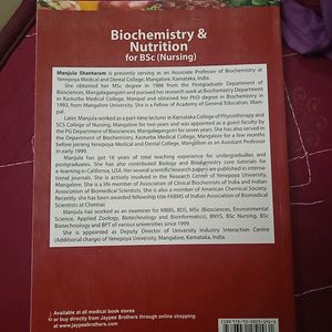 Biochemistry And Nutrition For Bsc Nursing