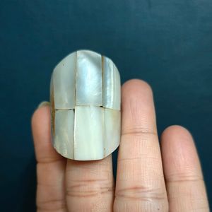 Old Abalone Shell Ring