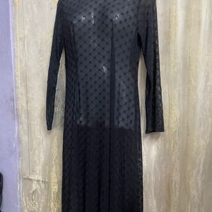 Black Georgette Dress