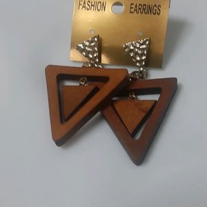 Wooden Handmade Earrings