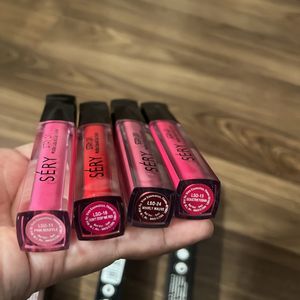 4 New Sery Matte Liquid Stayon Lip Colour