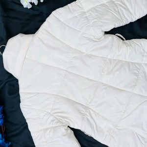 North Face White puffer jacket