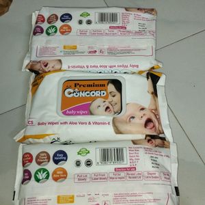 Concord Baby Wipes (Combo Offer) Pack Of 3