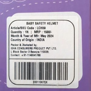 Liltoes Baby Safety Helmet