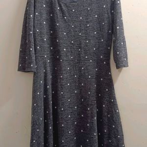 Very Smart Woolen Midi Dress For M Size