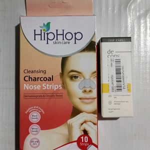 Combo Of Hiphop Nose Strips & Deconstruct Lip Balm