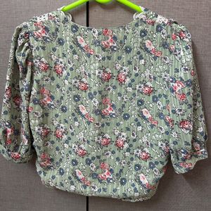 Floral Crop Top