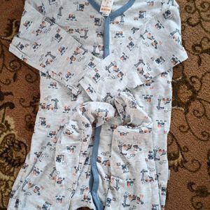 Romper For Kids Full sleeves And With Socks