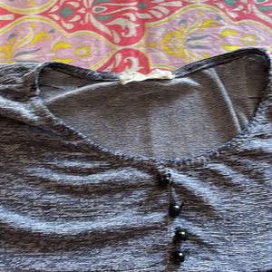 Grey Casual Wear Top