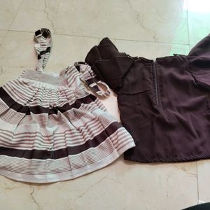 Girl Skirt And Top