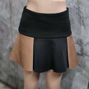 Black/Brown Short Skirt