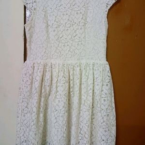 Sale!!!! Off White Net Mini Dress