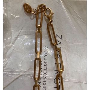 Zara Paper Clip Necklace